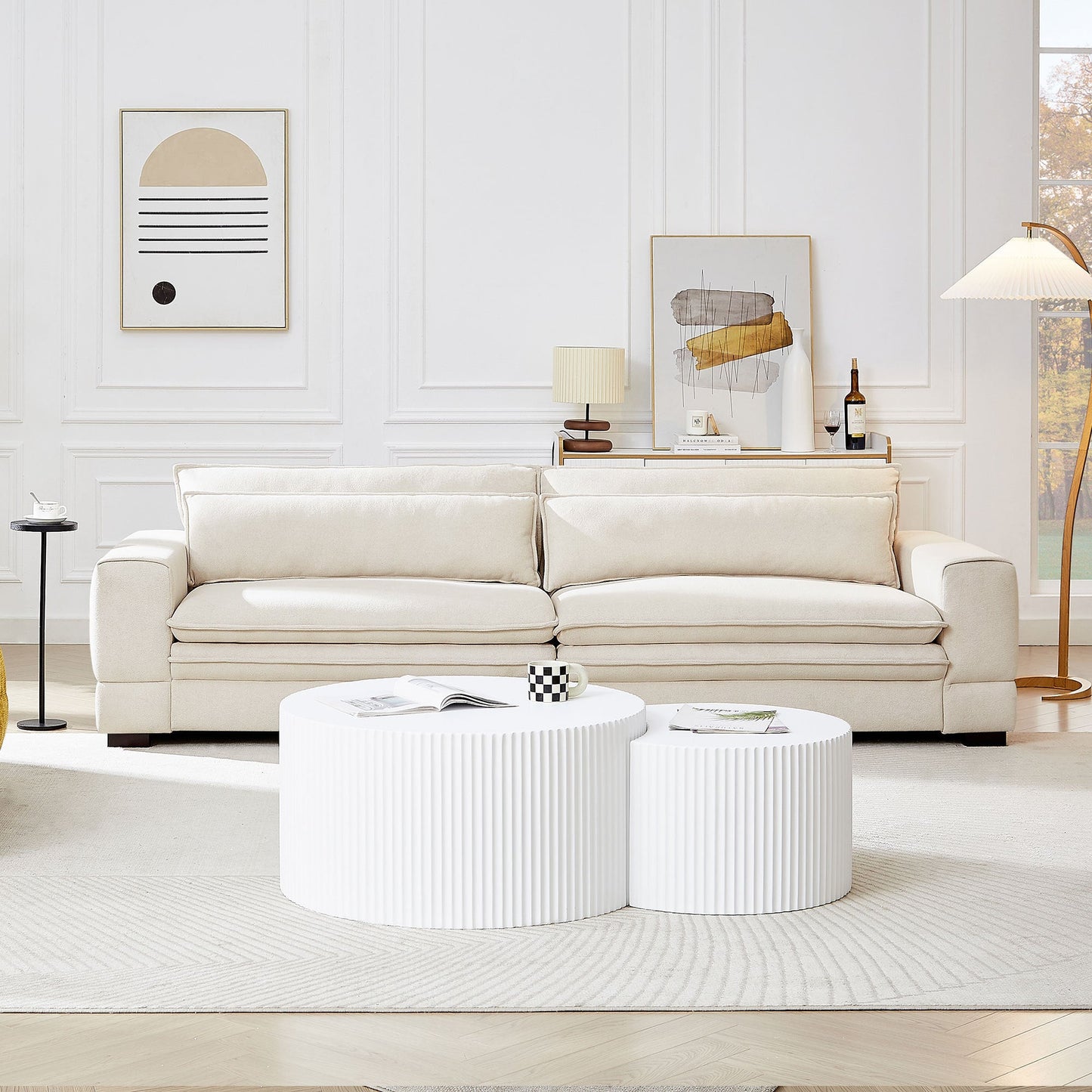Modern Upholstered Mid-Century Sofa Couch by Blak Hom