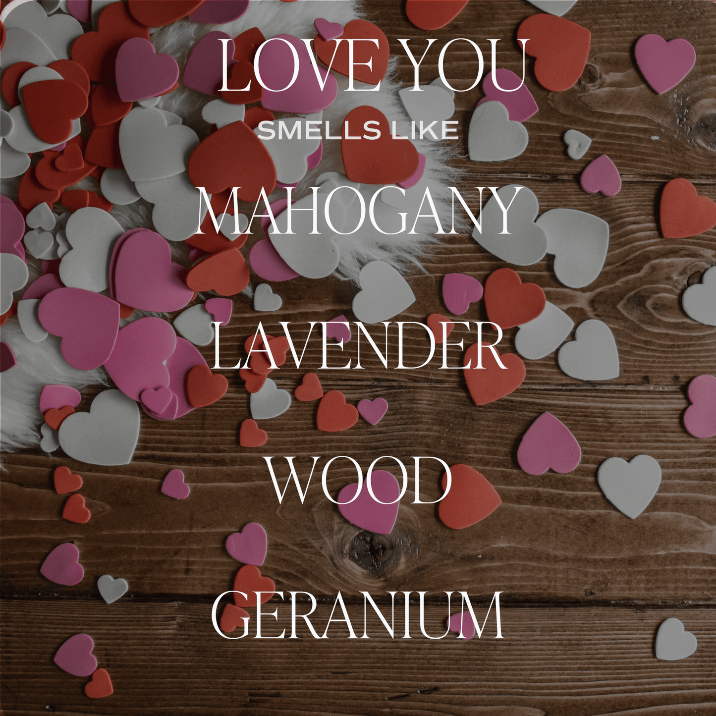 Love You Soy Candle - Clear Jar - 9 oz by Sweet Water Decor