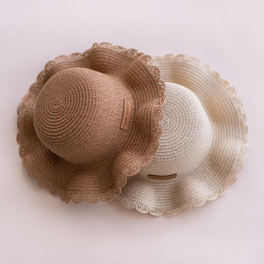 Straw Baby Hat by Babe Basics
