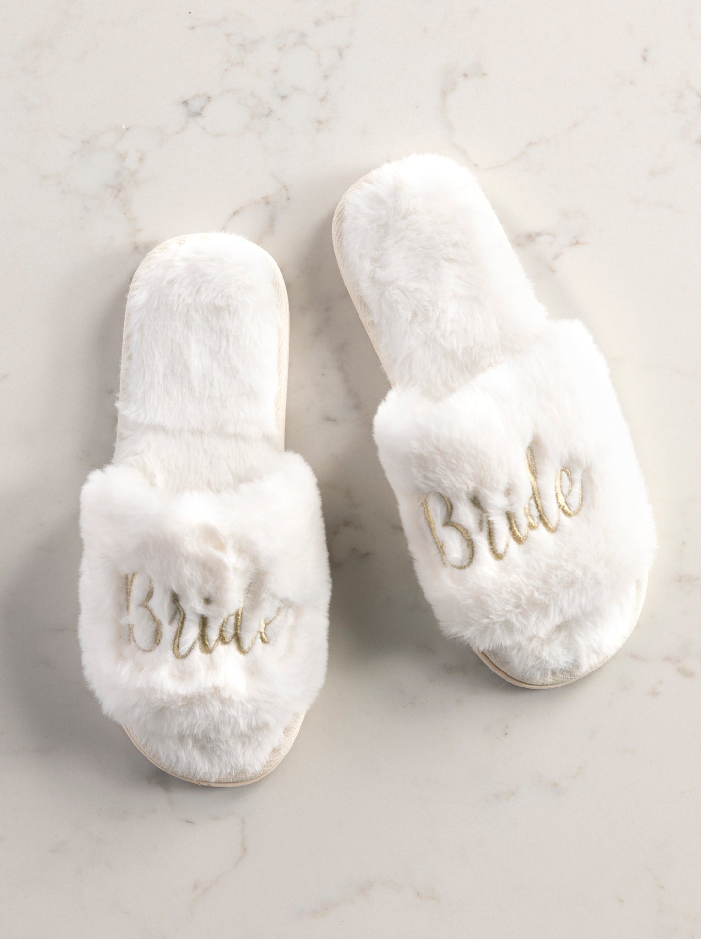 Shiraleah "Bride" Slippers, Ivory by Shiraleah