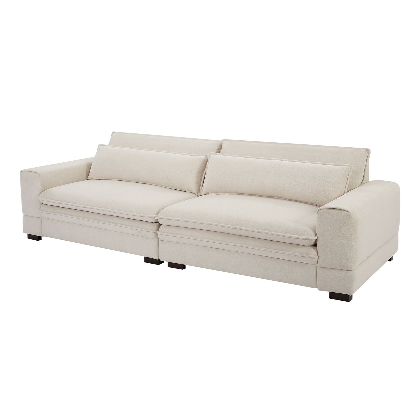 Modern Upholstered Mid-Century Sofa Couch by Blak Hom
