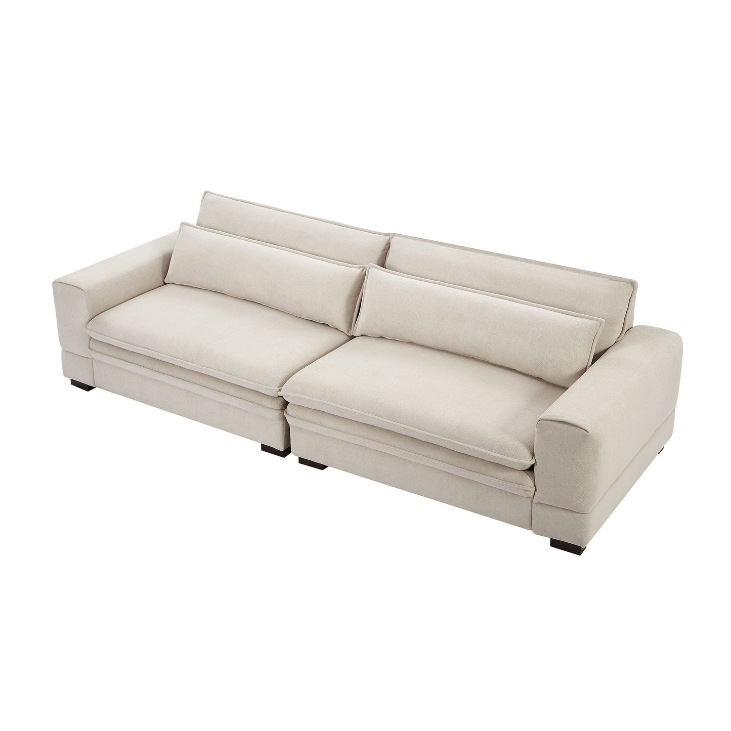 Modern Upholstered Mid-Century Sofa Couch by Blak Hom