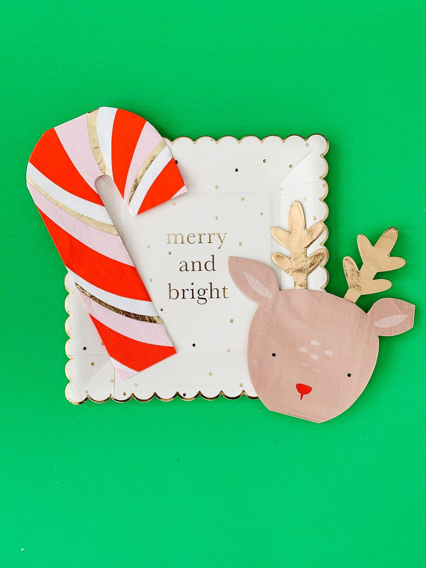 Reindeer Shaped Napkin by Sprinkles & Confetti | Party Boxes & Party Supplies