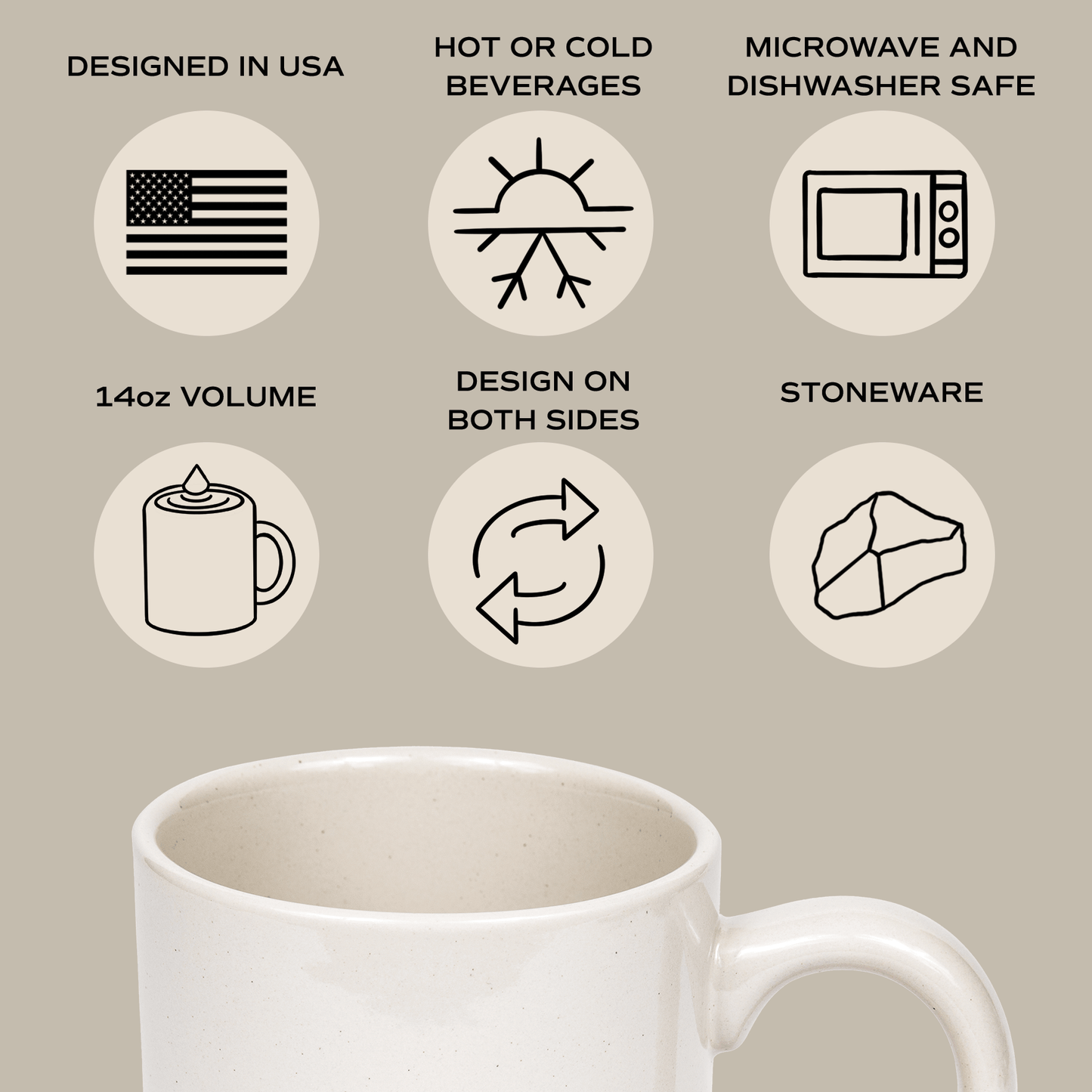 Choose Joy 14oz. Stoneware Coffee Mug by Sweet Water Decor