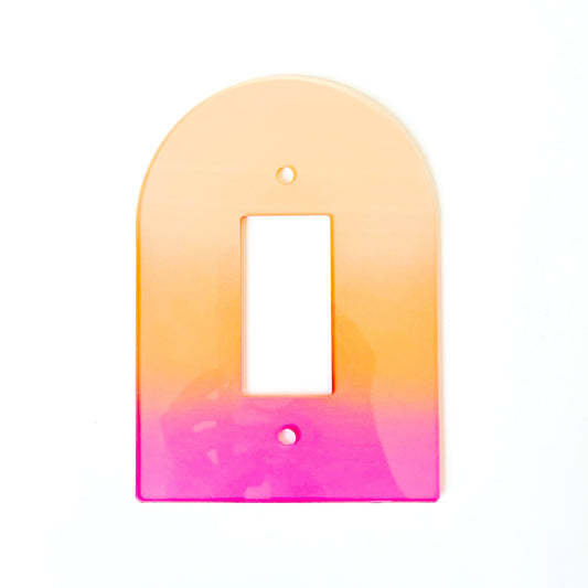 Arch light switch plate by Kailo Chic