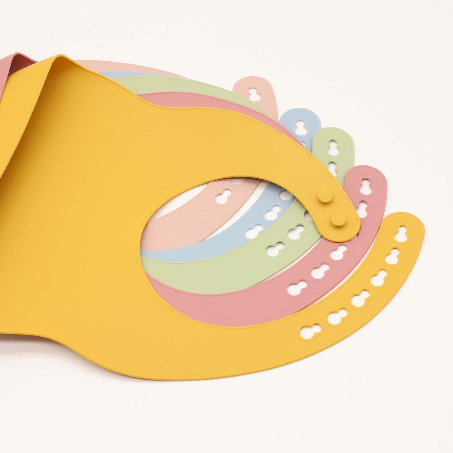 Baby Solid Color Food Grade Silicone Bibs by MyKids-USA™