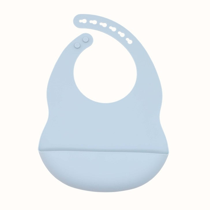 Baby Solid Color Food Grade Silicone Bibs by MyKids-USA™