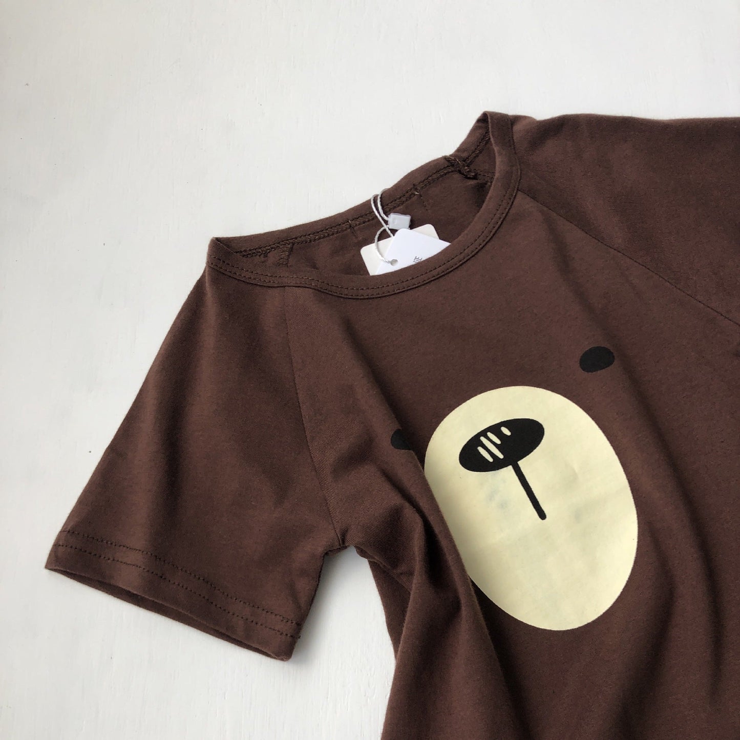 Baby 1pcs Cartoon Bear Graphic Simple Style Crotchets Jumpsuit by MyKids-USA™