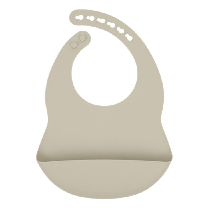 Baby Solid Color Food Grade Silicone Bibs by MyKids-USA™