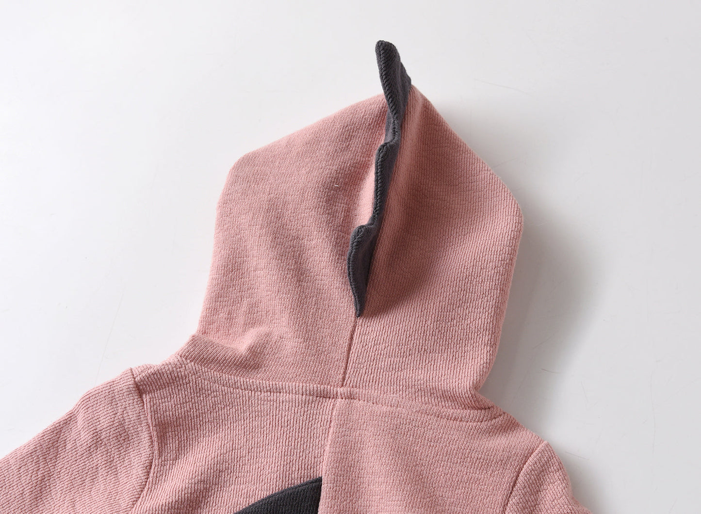 Baby Boy Solid Dinosaur Pattern Zip Design Hoodie Jumpsuit by MyKids-USA™