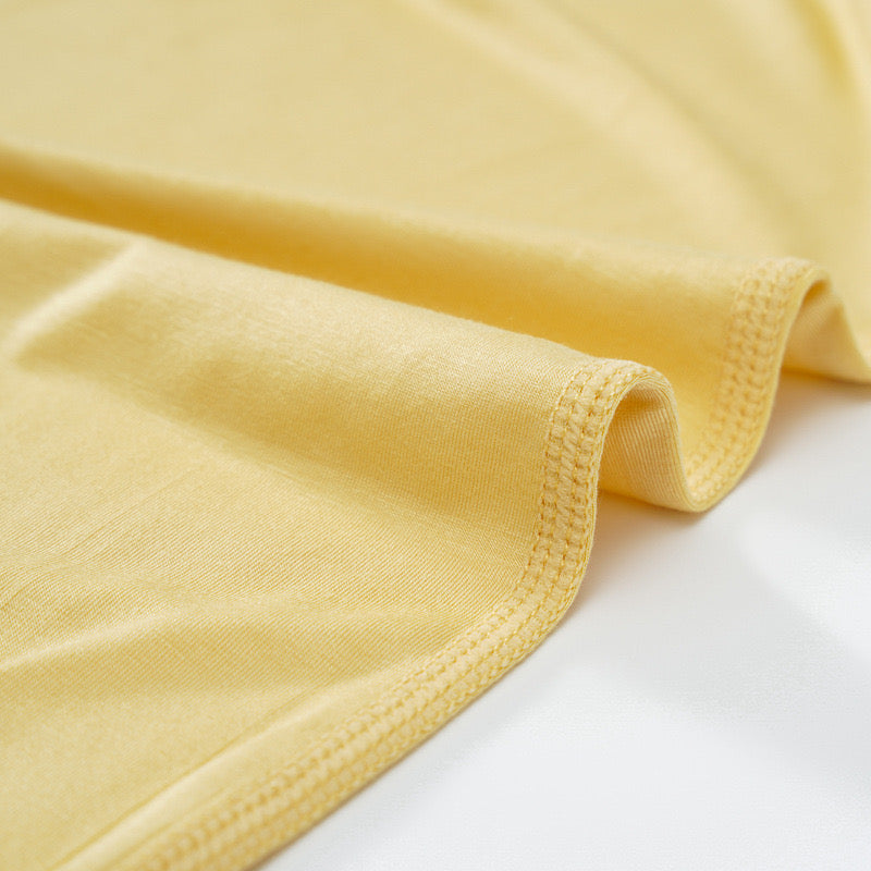 Baby Solid Color Medium Sleeve Summer Crotch Jumpsuit Pajamas by MyKids-USA™