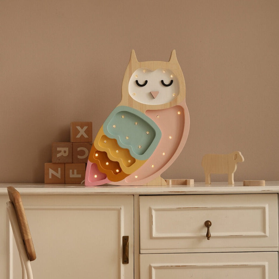 Little Lights Owl Lamp by Little Lights US