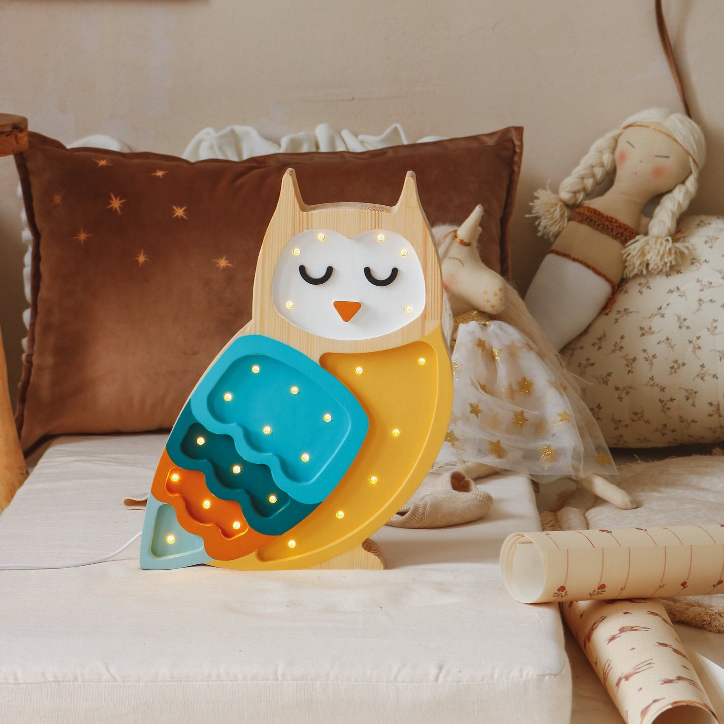Little Lights Owl Lamp by Little Lights US