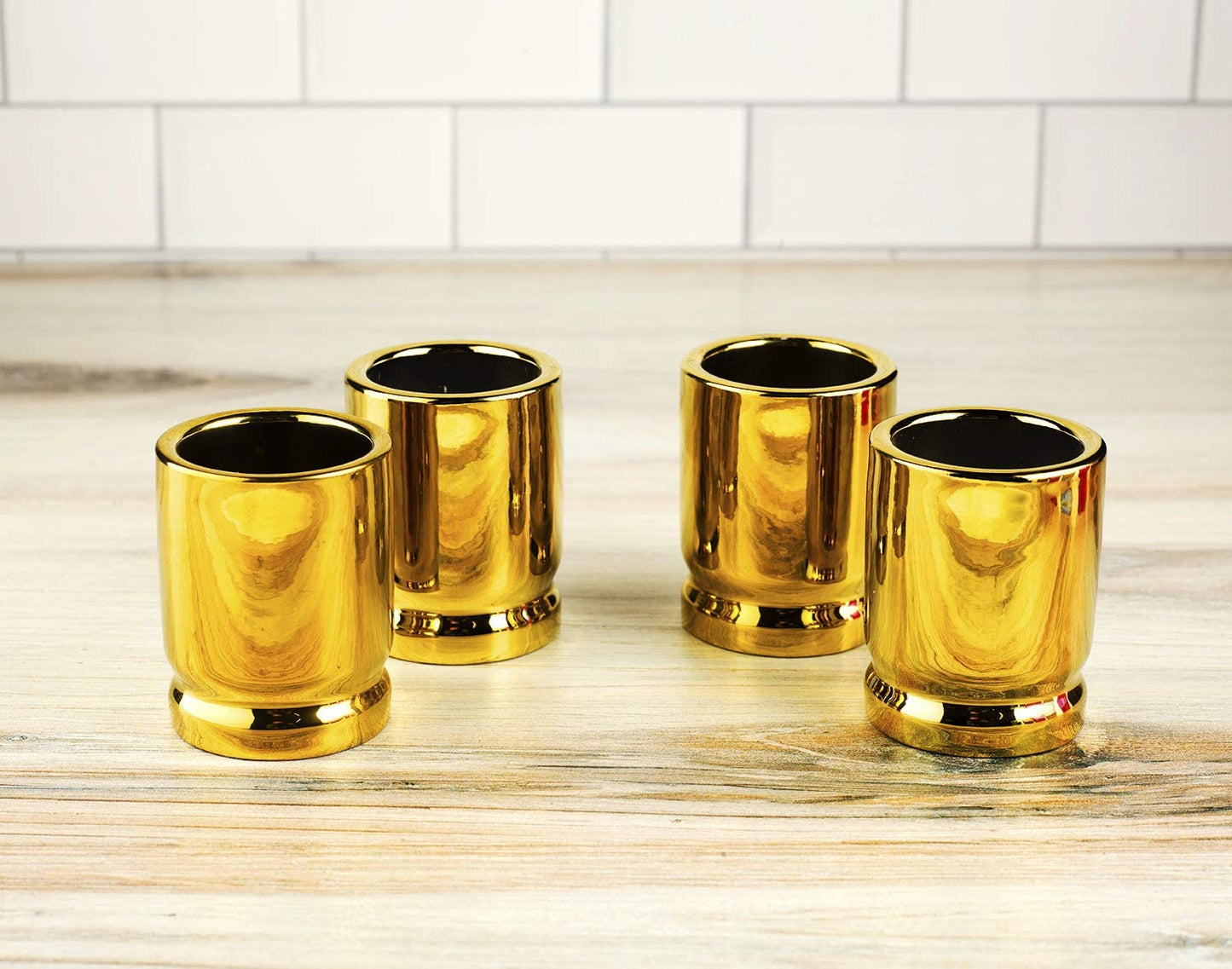 50 Caliber Shot Glasses (Set of 4) - by The Wine Savant