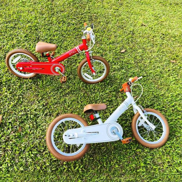iimo 2-in-1 Balance Bike 14" (Balance Bike to Pedal Bike) by iimo USA store