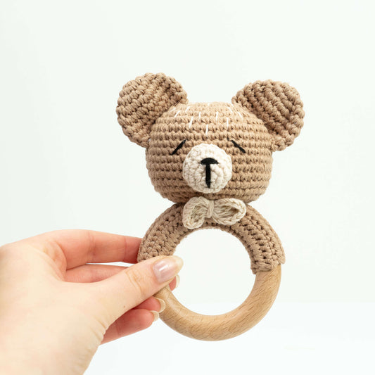 Animal Wooden Rattle Teether by embé®
