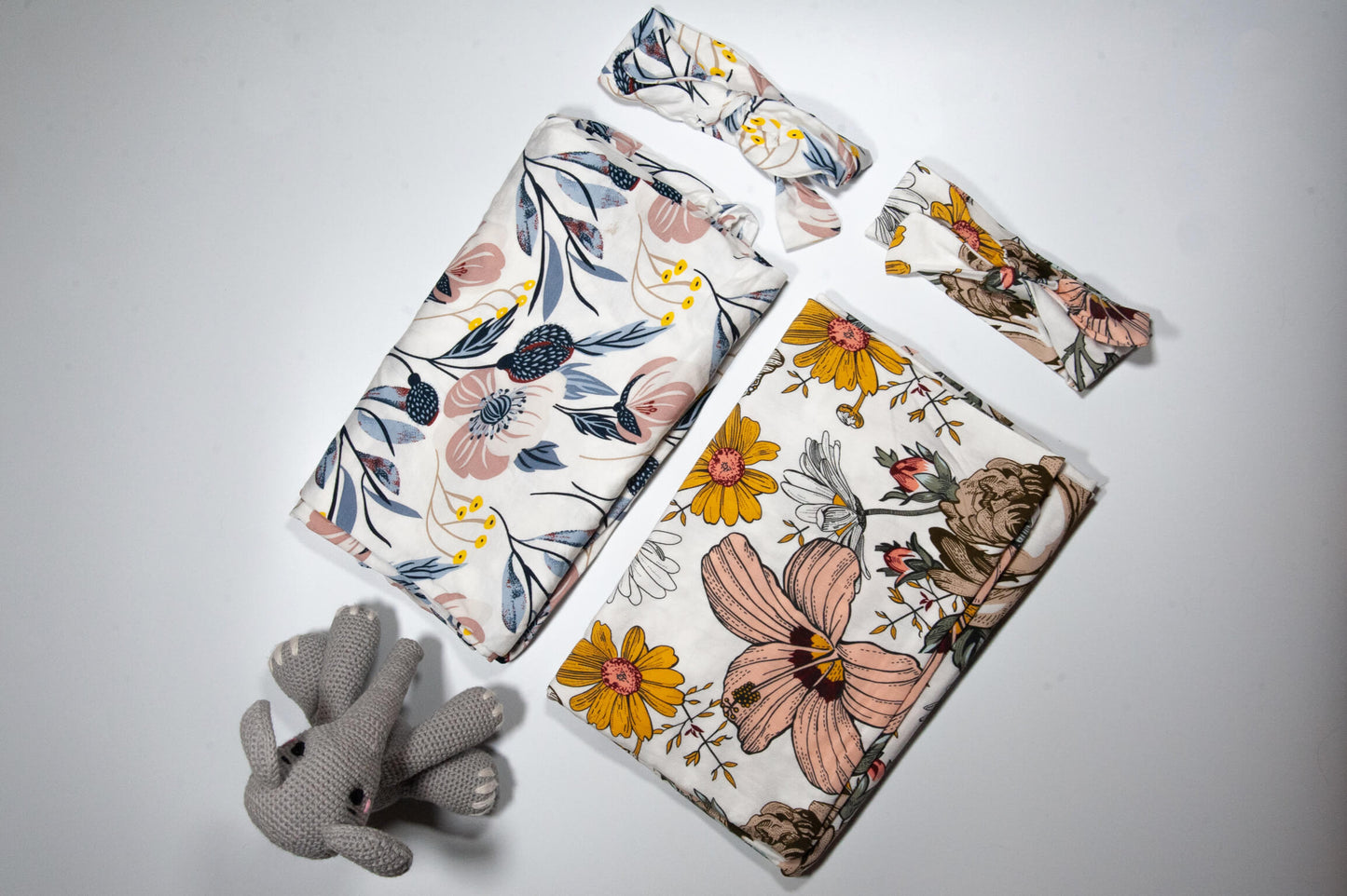 Knotted Gown Gift Bundle w/ Headband & Blanket - (0-3mo) by embé®