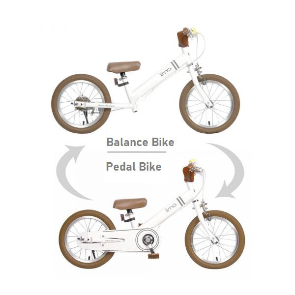 iimo 2-in-1 Balance Bike 14" (Balance Bike to Pedal Bike) by iimo USA store
