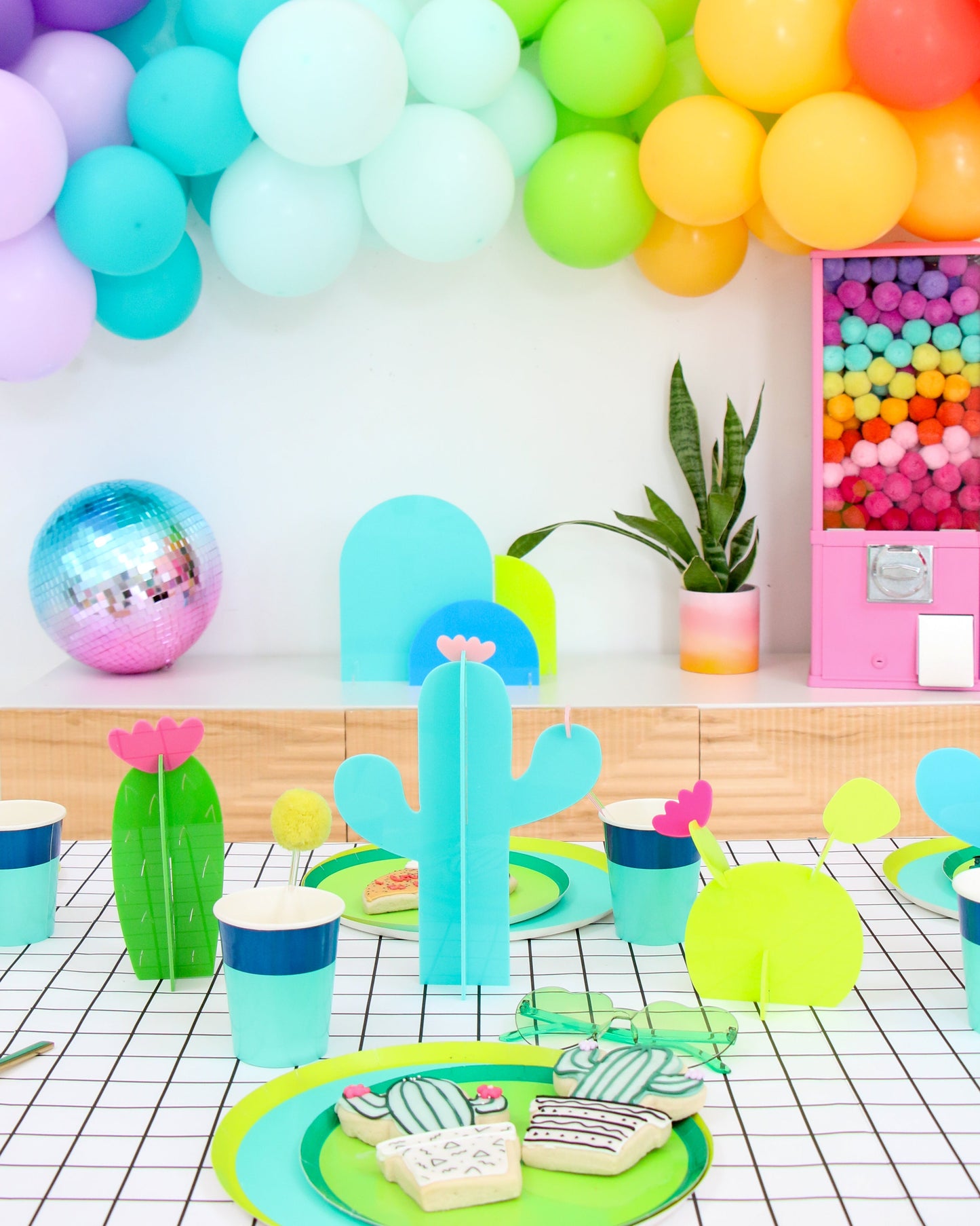 Acrylic cactus set by Kailo Chic