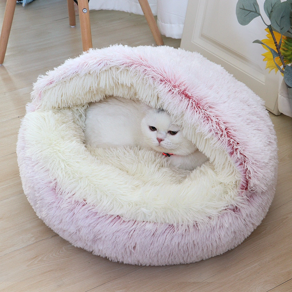 Cat & Dog Round Sleeping Bag Cave by PetWithMe