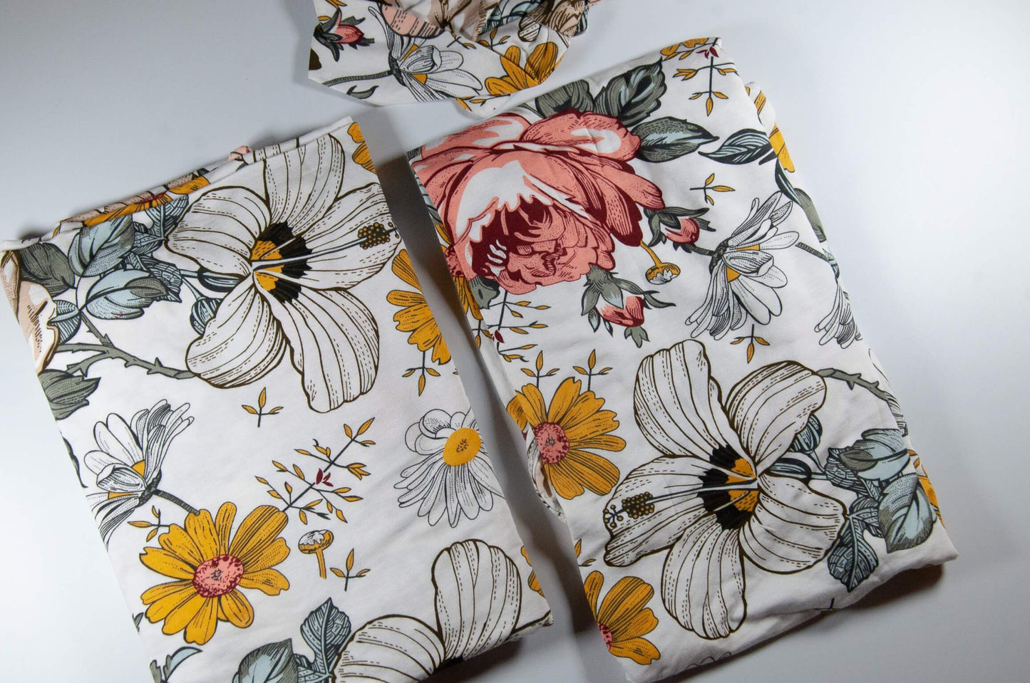 Knotted Gown Gift Bundle w/ Headband & Blanket - (0-3mo) by embé®