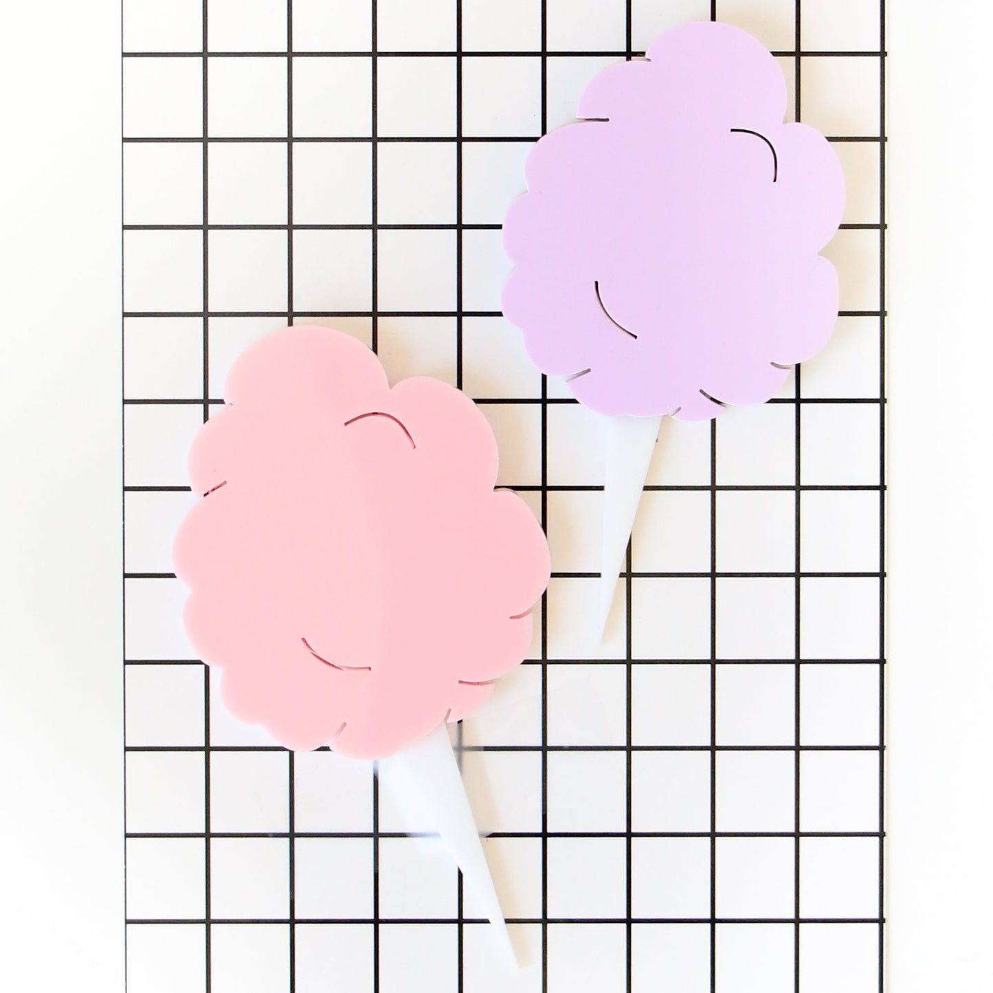 Cotton Candy Acrylic Cake Topper by Kailo Chic
