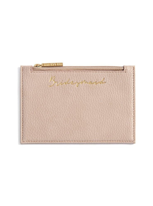 Shiraleah "Bridesmaid" Bridal Card Case, Blush - FINAL SALE ONLY by Shiraleah