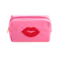 Shiraleah Cara Lips Cosmetic Pouch, Pink by Shiraleah