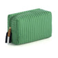 Shiraleah Ezra Quilted Nylon Large Boxy Cosmetic Pouch, Green by Shiraleah