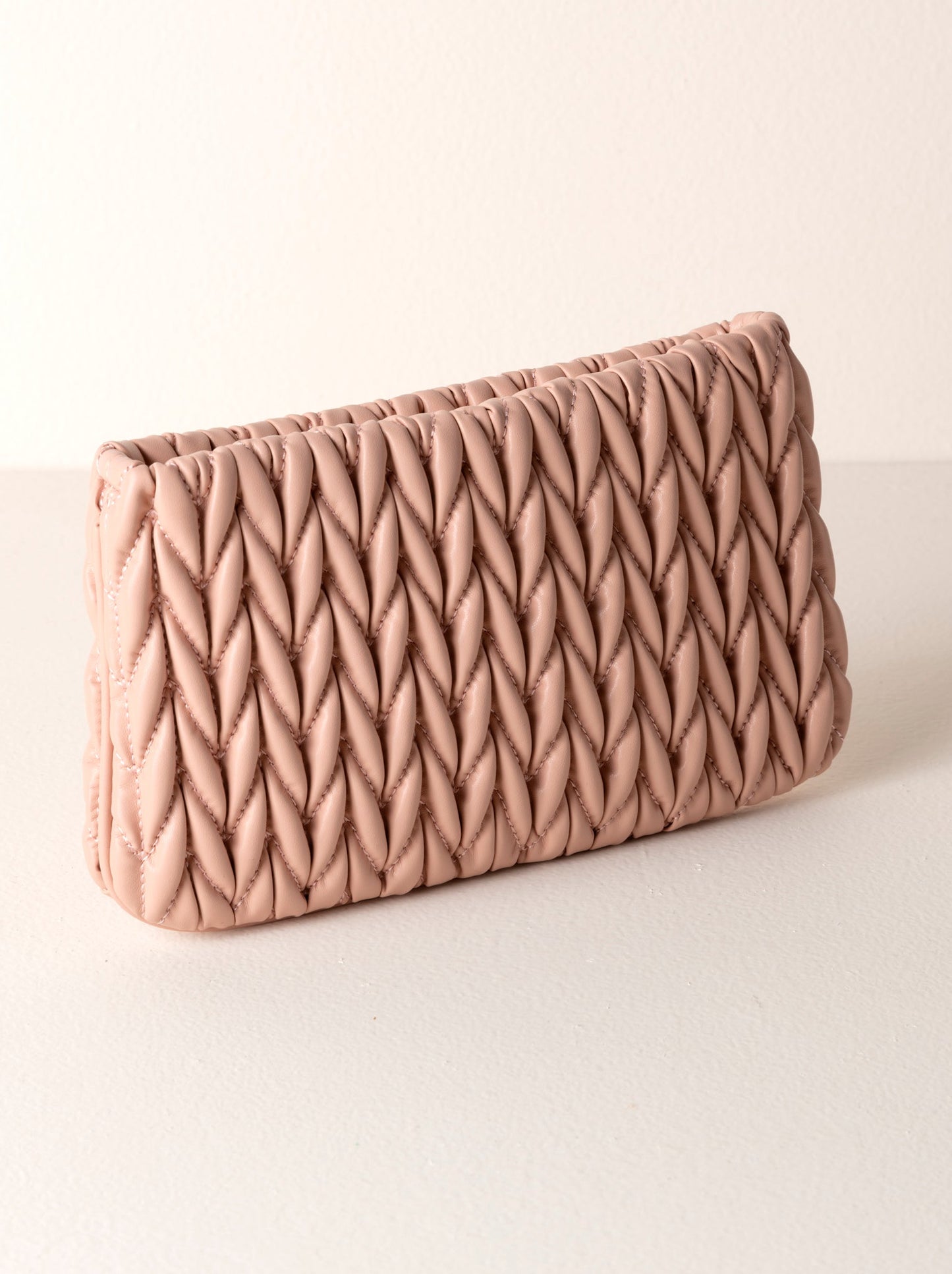 Shiraleah Jody Zip Pouch, Blush by Shiraleah