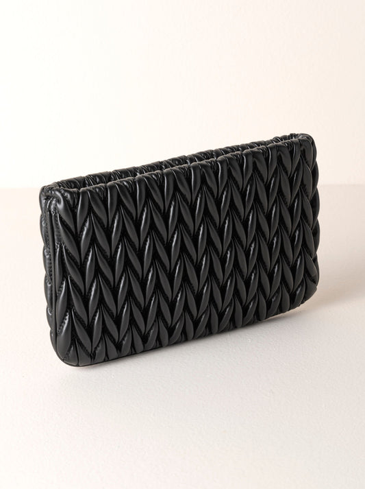 Shiraleah Jody Zip Pouch, Black by Shiraleah