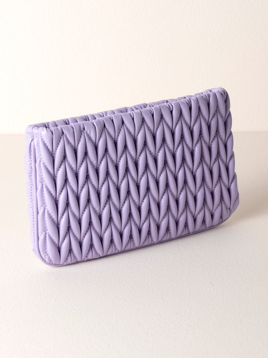 Shiraleah Jody Zip Pouch, Lilac by Shiraleah