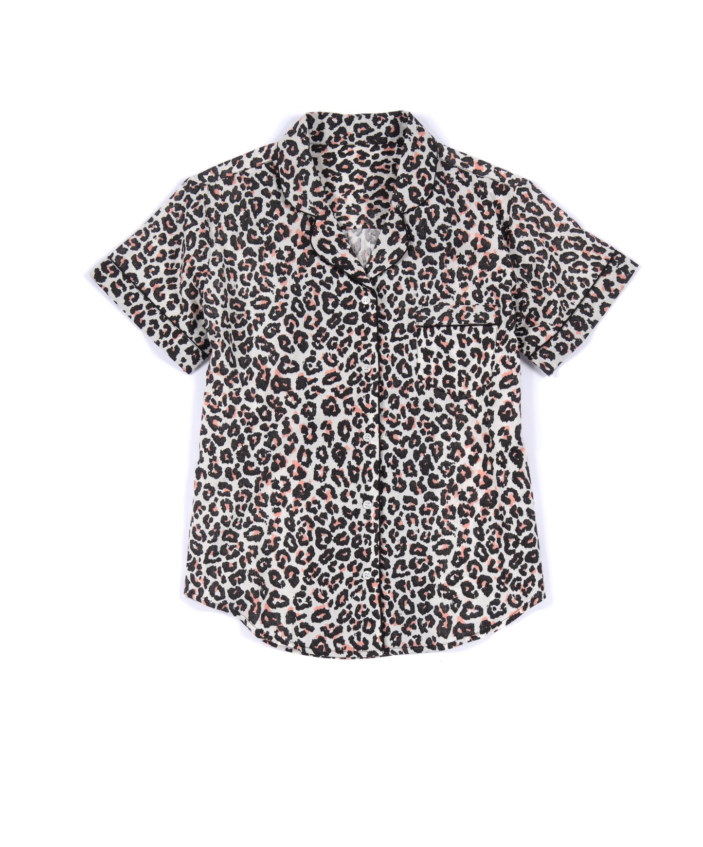 Shiraleah Jerry Animal Print Pj Set, Black - FINAL SALE ONLY by Shiraleah