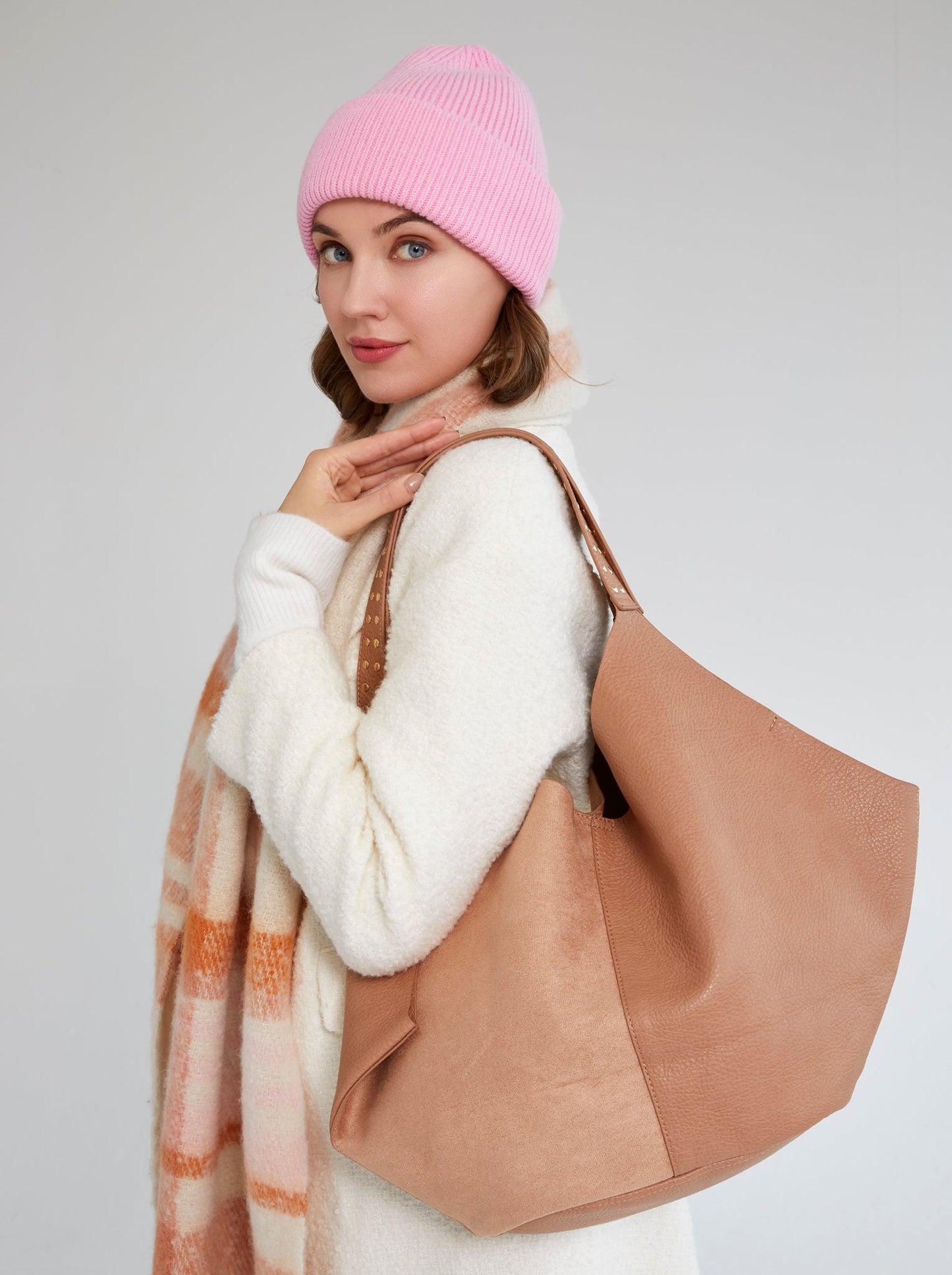 Shiraleah Ryker Tote, Tan by Shiraleah