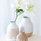 Shiraleah Loma Decorative Vase With Terracotta Base, White - FINAL SALE ONLY by Shiraleah