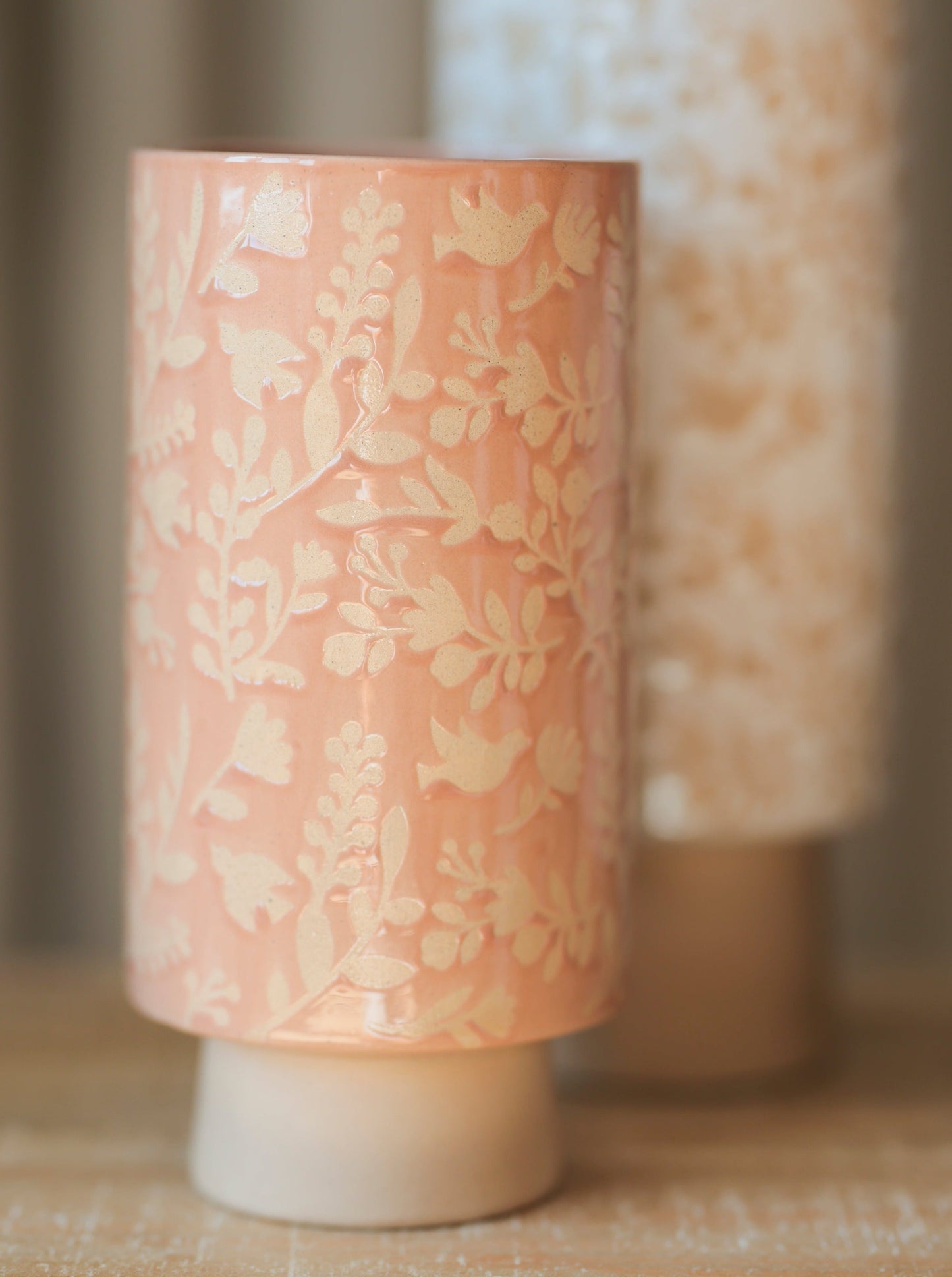 Shiraleah Alameda Floral Vase, Blush - FINAL SALE ONLY by Shiraleah