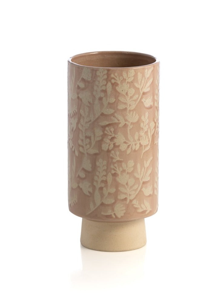 Shiraleah Alameda Floral Vase, Blush - FINAL SALE ONLY by Shiraleah