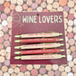 Wine Lovers Pen Set by Fun Club