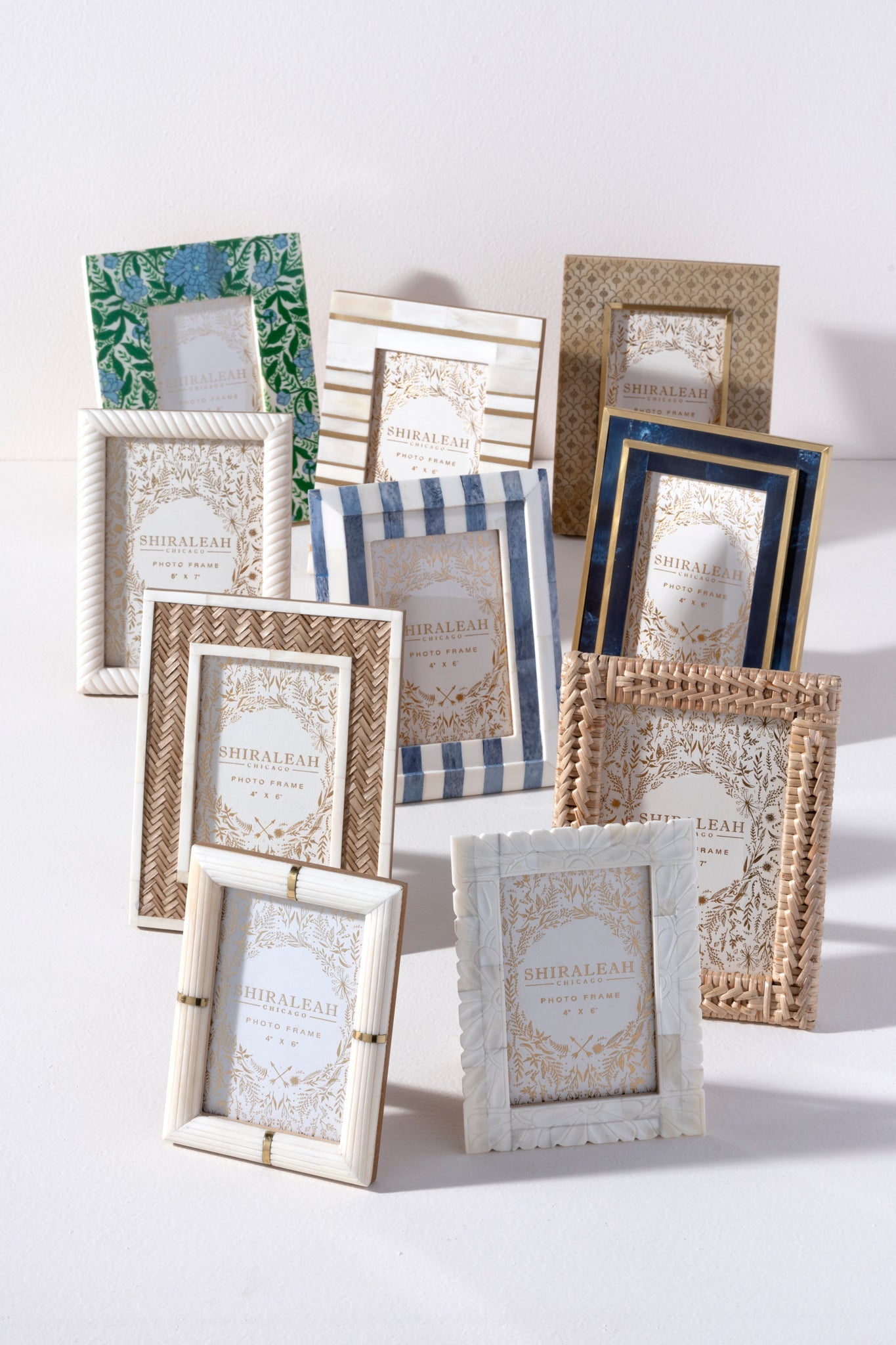 Shiraleah Portofino Woven 5" x 7" Picture Frame, Natural by Shiraleah