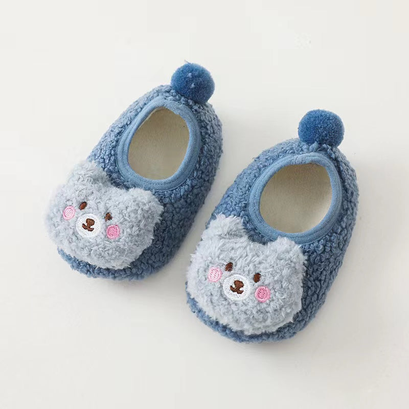 Baby 3D Cartoon Bear Patched Pattern Non-Slip Warm Shoes by MyKids-USA™