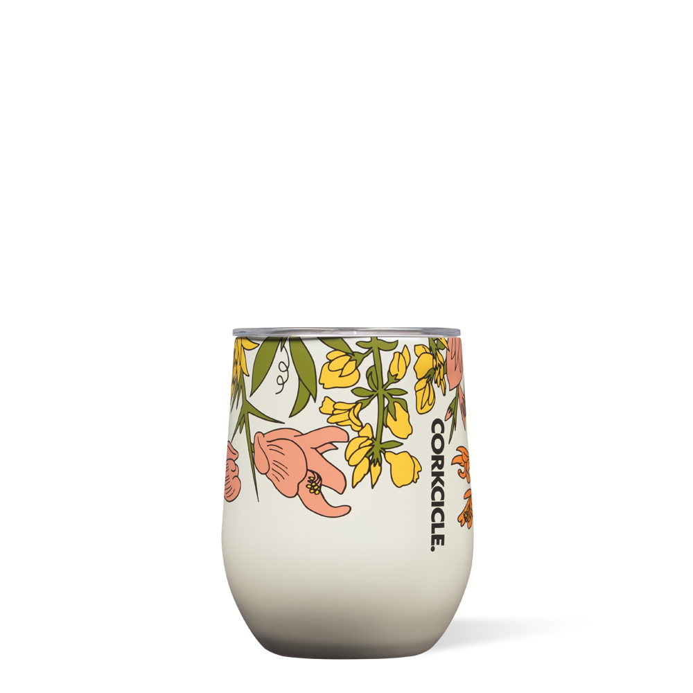 Floral Stemless by CORKCICLE.