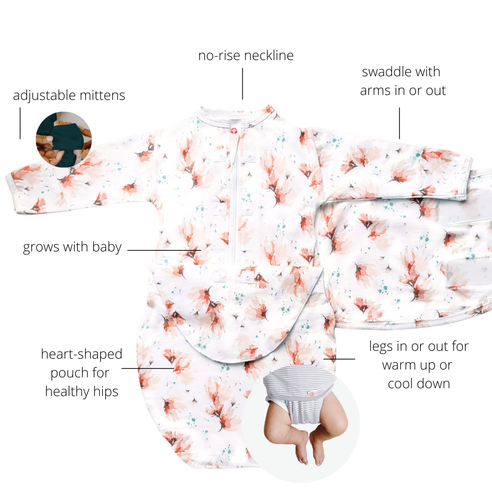 Long Sleeve Starter Swaddle by embé®