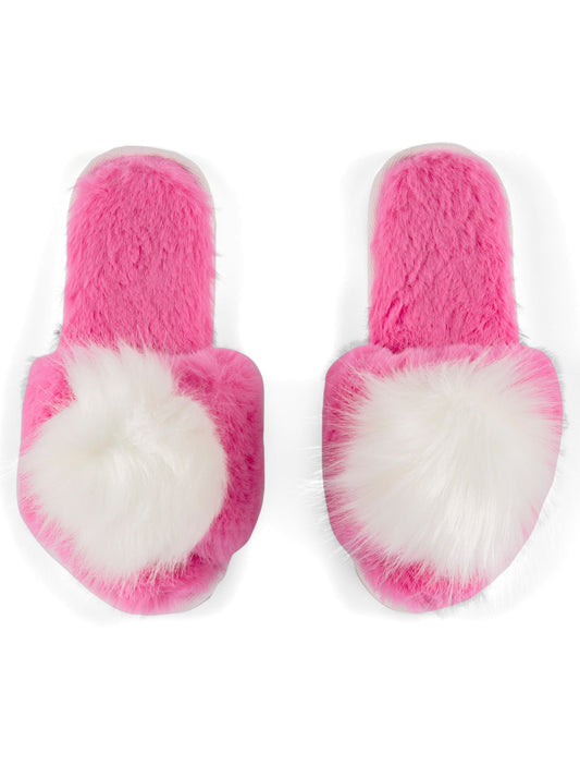 Shiraleah Amor Slippers, Magenta by Shiraleah