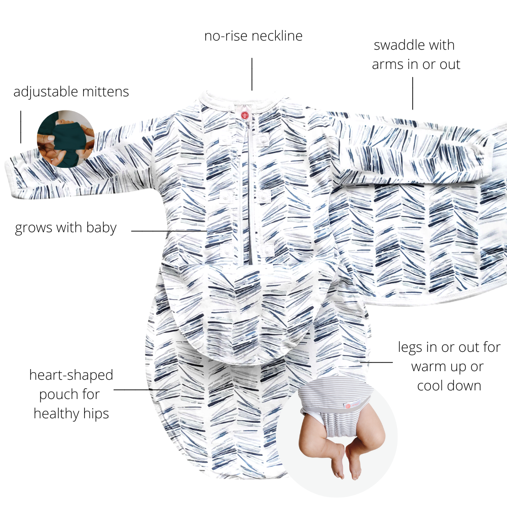 Long Sleeve Starter Swaddle by embé®