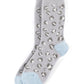 Shiraleah Charlie Leopard Print Plush Socks, Grey by Shiraleah