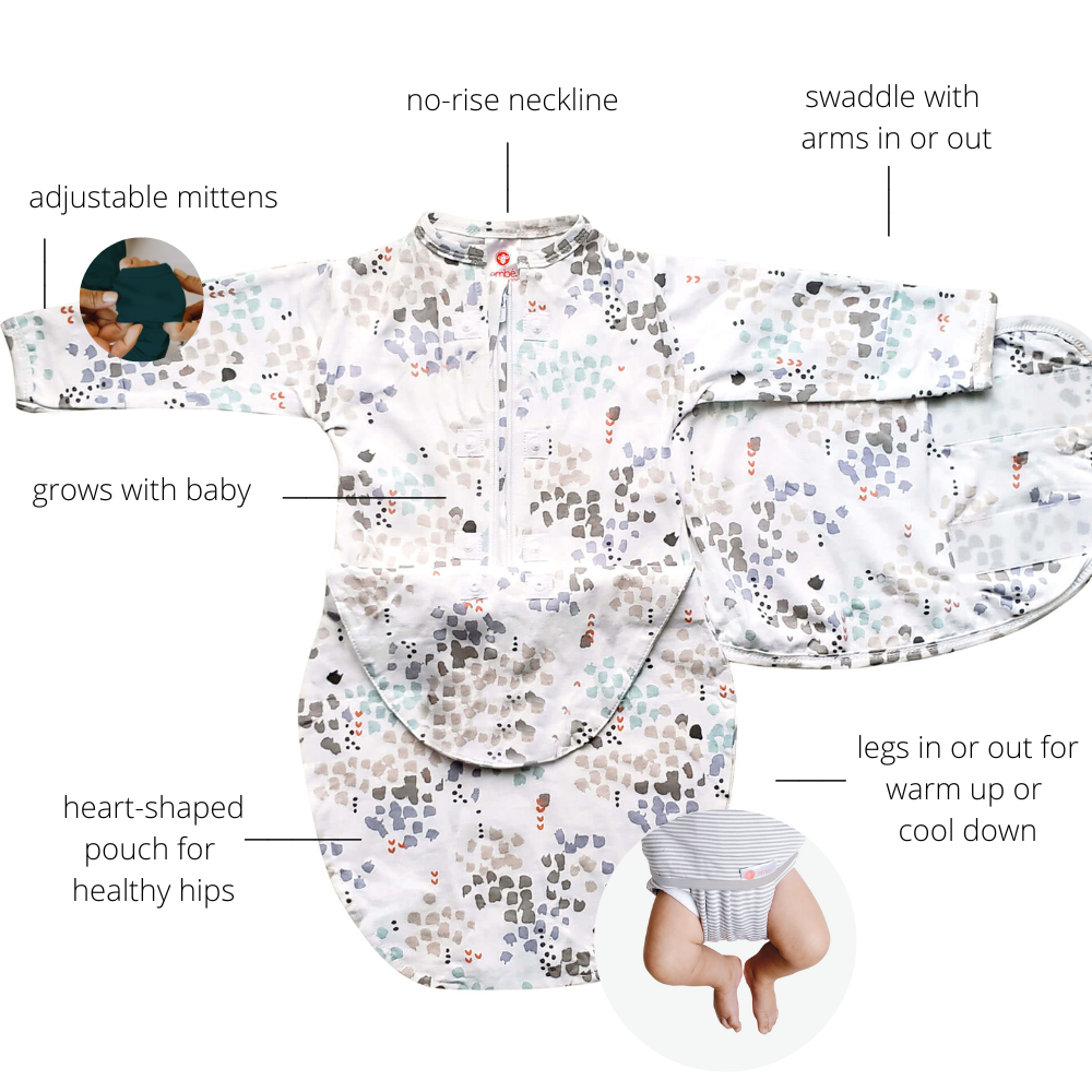 Long Sleeve Starter Swaddle by embé®