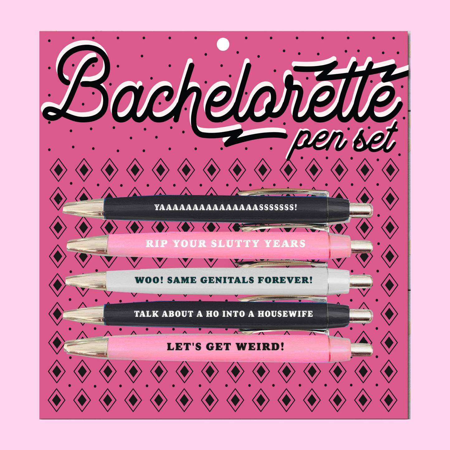 Bachelorette Pen Set by Fun Club
