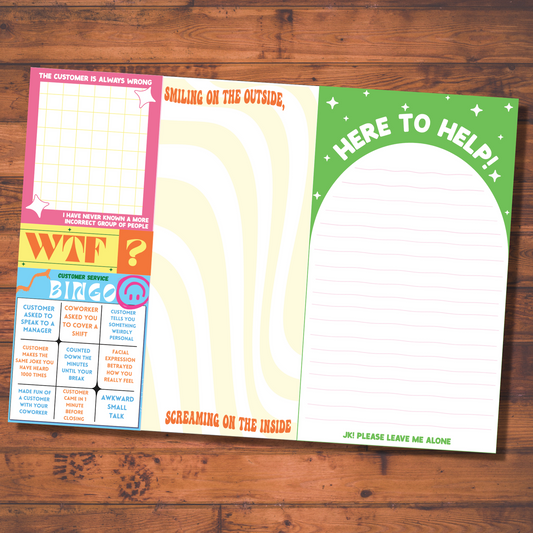 Customer Service Notepad Set by Fun Club