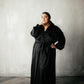 Adele Silk Long Robe with Cuffs by Angie's Showroom