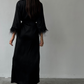 Aster Black Kimono Robe by Angie's Showroom